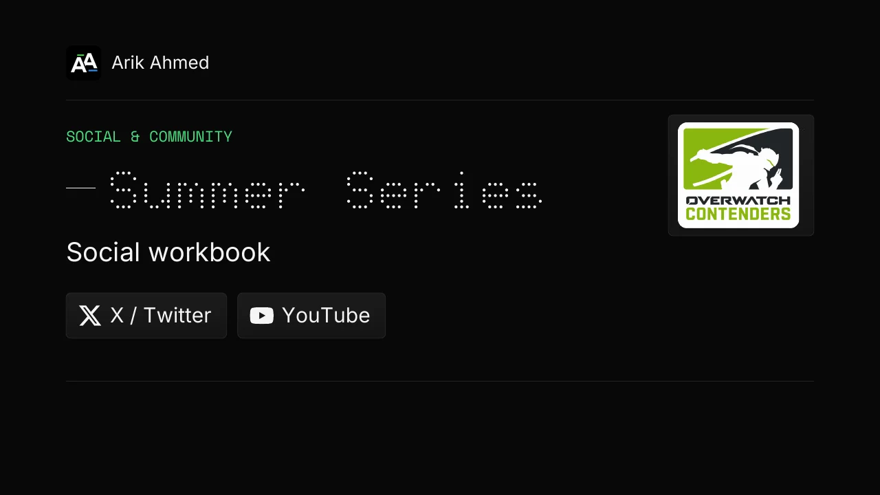 Contenders: Summer Series document preview